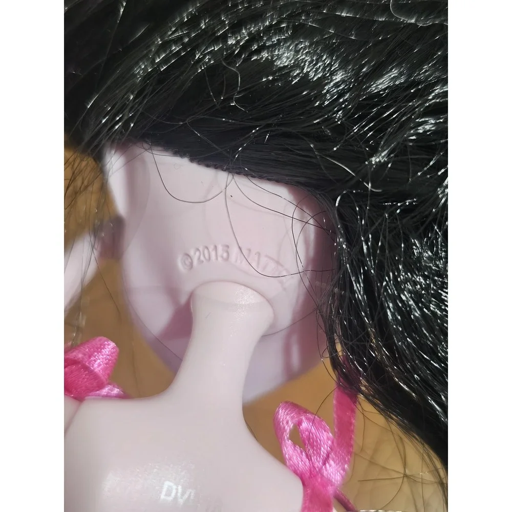 Draculaura Monster High Fashion Doll Black Hair Pink Dress 2013 Toy Play Gift